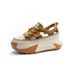 Dad Shoes Leather Surface Hollow Women's Retro Lightweight Inner Height Increase Casual Sports Shoes Platform Sandals_vogvips.com