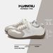 Men's Retro Thick Soled Sneakers Global Hit Wedge German Training Shoes ZHQ3925P White Casual Sneakers for Spring_vogvips.com