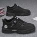 Autumn 2025 New Breathable Workwear Trend Versatile Martin Boots Men's Thick Soled White Sports Board Shoes_vogvips.com