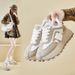 Daddy Shoes Female Student Sports Running Casual Platform Heightening Shoes_vogvips.com