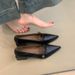 French Retro Camellia Thick Heel Single Shoes Women's Pointed Versatile Temperament Shallow Mouth Mary Jane Shoes_vogvips.com