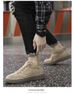 Men's Breathable Shoes Men's Retro Matte Suede Invisible Inner Heightening Men's Shoes Cm Heightening Shoes Medium Help Casual Board Shoes_vogvips.com
