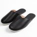 Men’s Shoes Four Seasons Genuine Leather Home Slippers Indoor Custom Non Slip Home Sheepskin Head Leather Slippers_vogvips.com