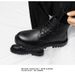Mens Work Boots Black Duty Combat Army Safety Boots Waterproof Genuine Leather Lace Up Site Tactical Security_vogvips.com