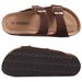 CRACOMIN New Fashion Cork Slippers For Women Men Leather Suede Flats Sandals Summer Couple Beach Sandals With Adjustable Buckle_vogvips.com