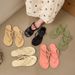 Cross-border Internet Celebrity Chain Anti-slip Flip-flops For Women, Spring Summer Outdoor Flat Beach Sandals In_vogvips.com