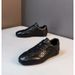 New Men's Guangzhou Casual Sports Fashion Versatile Cowhide Handmade Woven Lace-up Business Sneakers Leather Shoes 8206_vogvips.com