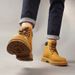 European Warm Series Outdoor Martin Thick-Soled Leather 2025 Autumn Winter New Men's With Fleece Yellow Short Big Toe Work Boots Shoes_vogvips.com