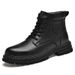 European Warm Series New Men's Top Layer Cowhide Martin Genuine Leather Fleece Lined Warm Casual Cotton Shoes Outdoor Travel Fashion Work_vogvips.com