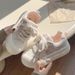 Milk White Platform White Shoes Women's Big Head Niche Bread Shoes Korean Version Board Shoes_vogvips.com
