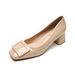 French High Heels Women's Head Pedal Work Shoes Light Mouth Temperament Commuter Shoes_vogvips.com