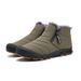 Winter Fashion Men's Outdoor Waterproof Non Slip Warm Five Finger Snow Boots Daily Youth Cotton Shoes_vogvips.com