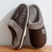 Men's Big Size Winter Slippers Indoor PU Leather Home Waterproof Fluffy Casual Slides Men Bedroom Comfy Shoes Houseshoes_vogvips.com