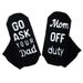 Medium cotton socks sole creative letter non-slip adhesive floor socks casual funny socks_vogvips.com
