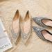 Women’s Shoes New Rhinestone Single Shoes Pointed Toe Shallow Mouth Flat Bottom Toe Shoes Soft Bottom Versatile Scoop Shoes Full Of Diamond Shoes_vogvips.com