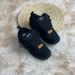 All Black Rope Shoelaces, Bread Niche Design, Thick Soled Casual Board Shoes, Dark Series Trendy Skateboarding Shoe_vogvips.com