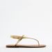Flat Sandals - Minimalist Single Strap Gladiator Slides With Toe Loop (Elegant, Breathable Summer Shoes For Women)_vogvips.com