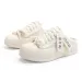 x Q Vonton Women's 2025 Summer Breathable Versatile White Lazy Half Slip Shoes Without The Shoebox 4b180_vogvips.com