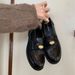 Classic College-Style Shoes In Stock, Color-Block Design, Slip-On Soft Sole Loafers_vogvips.com