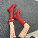 Soft Leather Version~ Thick-Soled High Tube Red 2025 Outdoor Camping Over-the-Knee Travel Long Riding Boots_vogvips.com