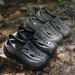 Men's Summer Lightweight Cropped Sandals Thick Sole Non Slip Beach Shoes Outdoor Hiking Water Wading Pedal Feel_vogvips.com
