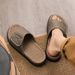 Men Premium Summer Velcro Slide Sandals, Stylish Breathable Non Slip Odor Resistant Outdoor Open Toe Slippers_vogvips.com