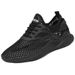 Men's Shoes Shoes Mesh Shoes Mesh Breathable Hollow Summer Non Slip Soft Bottom Sports Casual Shoes Cross Border Foreign Trade Men's Black_vogvips.com