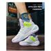 Basketball shoes Men's net cloth combat boots breathable non-slip middle school sneakers_vogvips.com