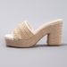 Women's Shoes Rope Wedge Thick Soled Sandals Braided Straw Rope One Strap Casual Summer Waterproof Platform High Heels_vogvips.com