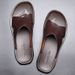 Outdoor Soft Leather Slippers For Men, Summer New Korean Style, Casual Non-Slip Trendy One-Word Beach Sandals_vogvips.com