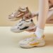 Dad Shoes Female Student Sports And Leisure Street Shoes Mesh Breathable Heightening Shoes_vogvips.com