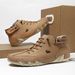 Leather Cowhide Men's Casual Sneakers Large Size Sewn Breathable Mesh Shoes Octopus Men's Shoes_vogvips.com
