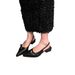 2025 Summer New Style Pointed Toe Buckle Backless Elastic Band Comfortable Chunky French Shallow Mouth Elegant High Heel_vogvips.com