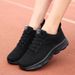 Women Running Shoes Summer Spring Walking Sneaker Sports Flat Comfortable Breathable Black Size 35-42 Students Loafers_vogvips.com