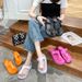 Bebealy Summer Flip-flops Women Platform Sandals Comfortable Thick-Soled Slippers Breathable And Slip-Resistant Sandals Women_vogvips.com