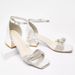 Fashion Chunky Diamond Sandals Open Toed Bare Strap With High Hollow Heels_vogvips.com