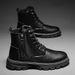 European Warm Series Men's Martin Combat Shoes High Top 2025 New Summer Waterproof Work Side Zipper Boots_vogvips.com