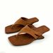2026 French Retro Square-toed Flip-flops , Summer Outdoor High-heeled Shoes To Pair With Skirts, Wedge Sandals For_vogvips.com