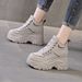 Women's Martin With Hidden Height Increase 8cm, Short Boots For Petite Women, British Style, 2023 Autumn Winter New_vogvips.com