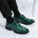 Big size new casual leather shoes fashion men's business shoes_vogvips.com
