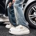 Casual Men's Shoes Breathable Canvas Shoes Big Toe Derby Trendy Shoes 2026 Spring New Style Increased Large Size Sports Board Shoes For Men_vogvips.com