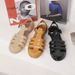 Summer Closed-Toe Roman Women's Sandals Retro Transparent Crystal Beach Flat Heel Plastic Jelly Rainproof Shoes_vogvips.com