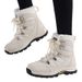 Winter Women's Shoes, Snow Boots With Plush Insulation, Cotton Boots, Thick Boots_vogvips.com