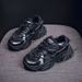 Dad's Autumn New Breathable Mesh Children's Korean Version Versatile Height Increasing Sports Shoes, Women's Shoes_vogvips.com