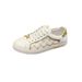 Fuguqi's New High-End From Little Bee, Luxury White Shoes, Trendy Men's Low Top Fuguqi Casual Board Shoes_vogvips.com