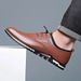 Euro Step Cowhide Men's Soft New White Hidden Height Increase Business Casual Breathable Leather Shoes For Men_vogvips.com