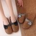 Summer Bamboo Woven Mat For Women, Linen Slippers For Home, Wooden Floor Couple Home Straw Mat, Indoor Cool Slippers For Men_vogvips.com