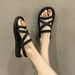 Summer New Women's Flat Sandals - Fashionable, Casual, Soft Sole, Lightweight Slides For Vacation, Beach, And Seaside_vogvips.com