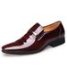 Leather For Men's Youth In Large Size, Business, Leisure, Formal Dress, Foot Covering Patent Leather, Glossy Shoes,_vogvips.com