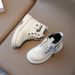 Kids' Shoes Girls Boots Autumn And Winter Children's Fashion Boots Medium And Large Children's Soft Bottom Black Leather Boots_vogvips.com